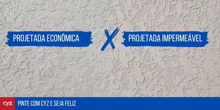 Projetada impermeável vs econômica