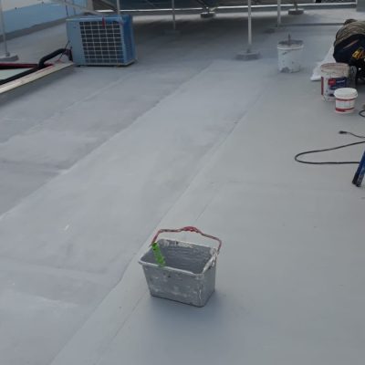 CYZ Vedac cinza aplicado em laje exposta