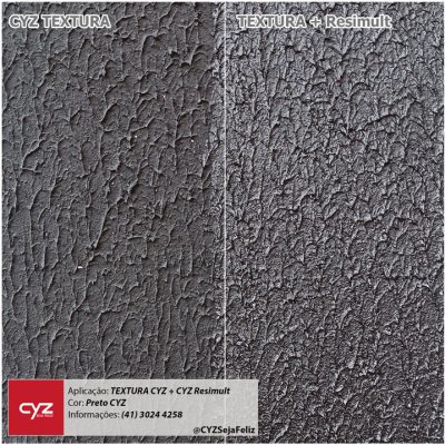 CYZ Textura Preto + CYZ Resimult