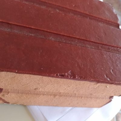 Tijolo com uma face na cor Telha da CYZ Resimult