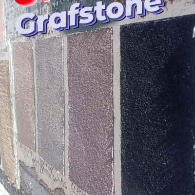 Mural com algumas cores na CYZ Grafstone